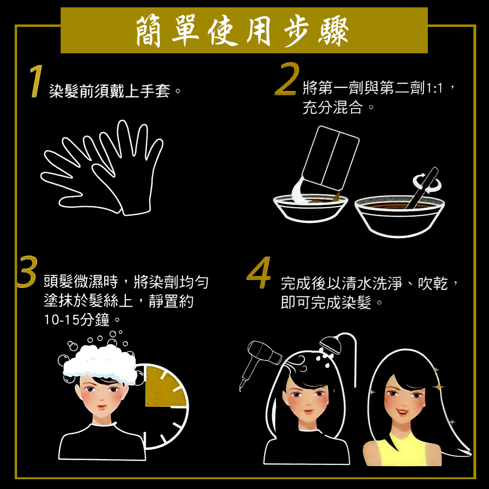 美髮時空新植萃快速染髮乳 琥珀棕 Products 夢17購物網